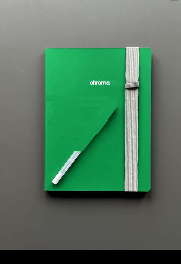 Chroma One Green notebook