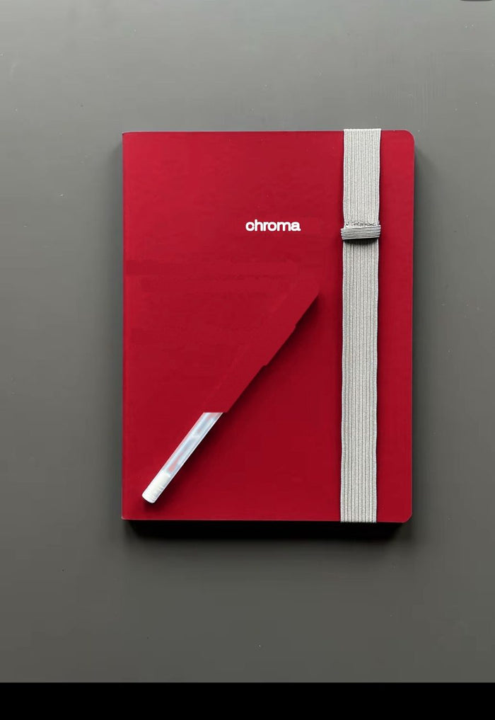 Chroma One Red notebook